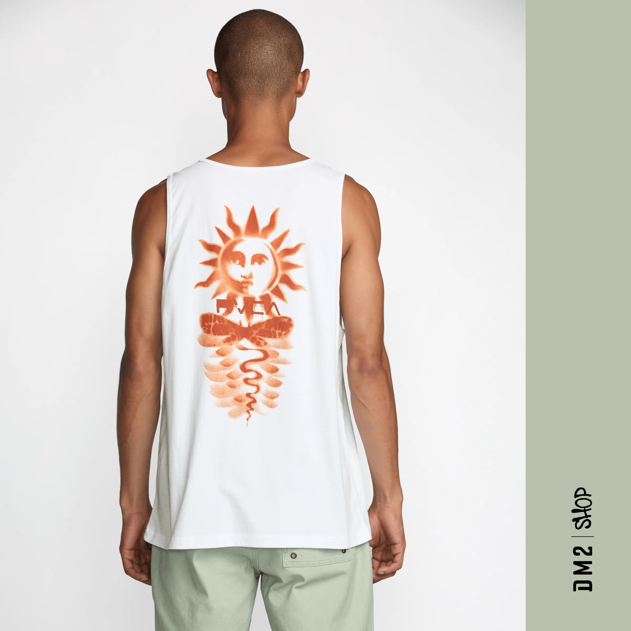 CAMISOLE HOMME SUNREX BLANC, RVCA - DM2 SHOP