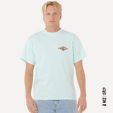 T-SHIRT RAW BURST HOMME RIP CURL AQUA - DM2 SHOP