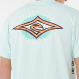 T-SHIRT RAW BURST HOMME RIP CURL AQUA - DM2 SHOP