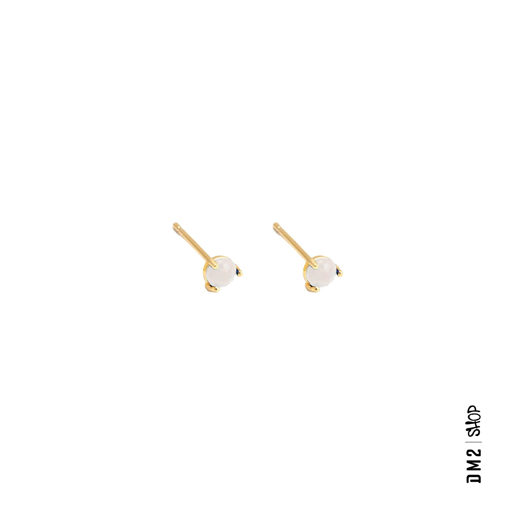 BOUCLES D'OREILLES - TIGES OPALES - PLUSIEURS COULEURS