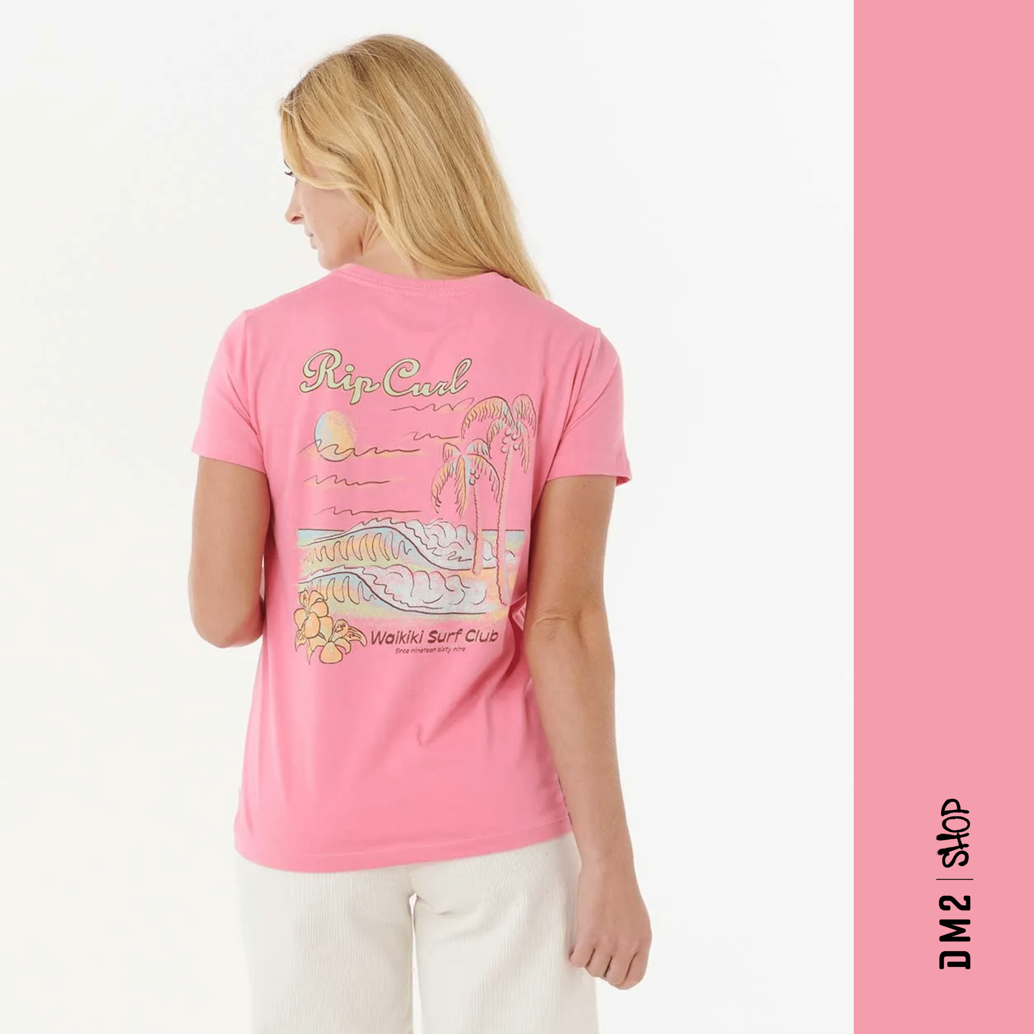 T - SHIRT FEMME WAIKIKI SURF CLUB, RIP CURL - DM2 SHOP