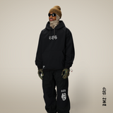 SOFTSHELL HOODY SNOW TEAM WATERPROOF NOIR