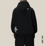 SOFTSHELL HOODY SNOW TEAM WATERPROOF NOIR