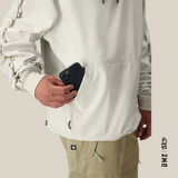 SOFTSHELL HOODY SNOW TEAM WATERPROOF LIMESTONE