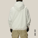 SOFTSHELL HOODY SNOW TEAM WATERPROOF LIMESTONE