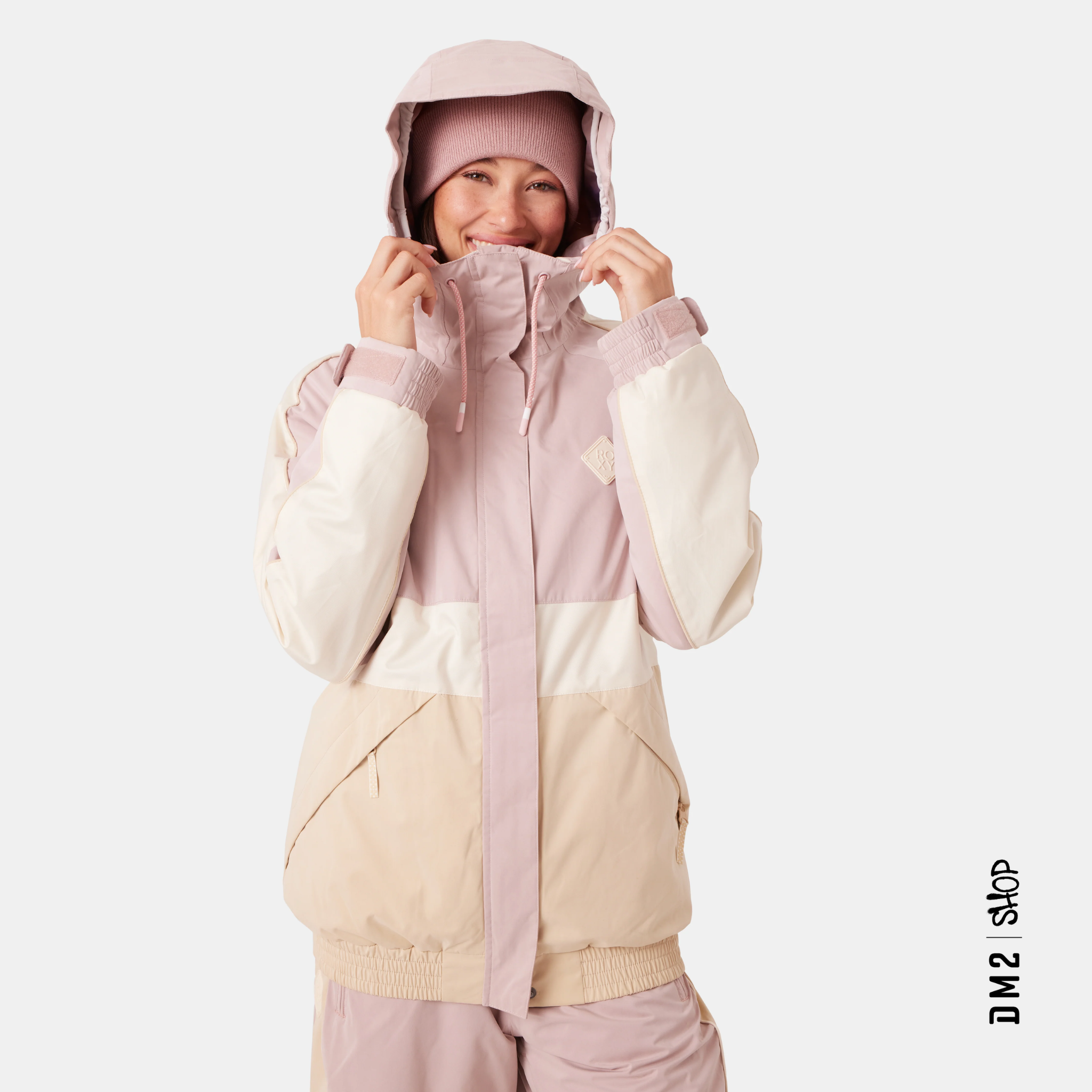 MANTEAU SNOW FEMME - HIGHRIDGE - ROSE