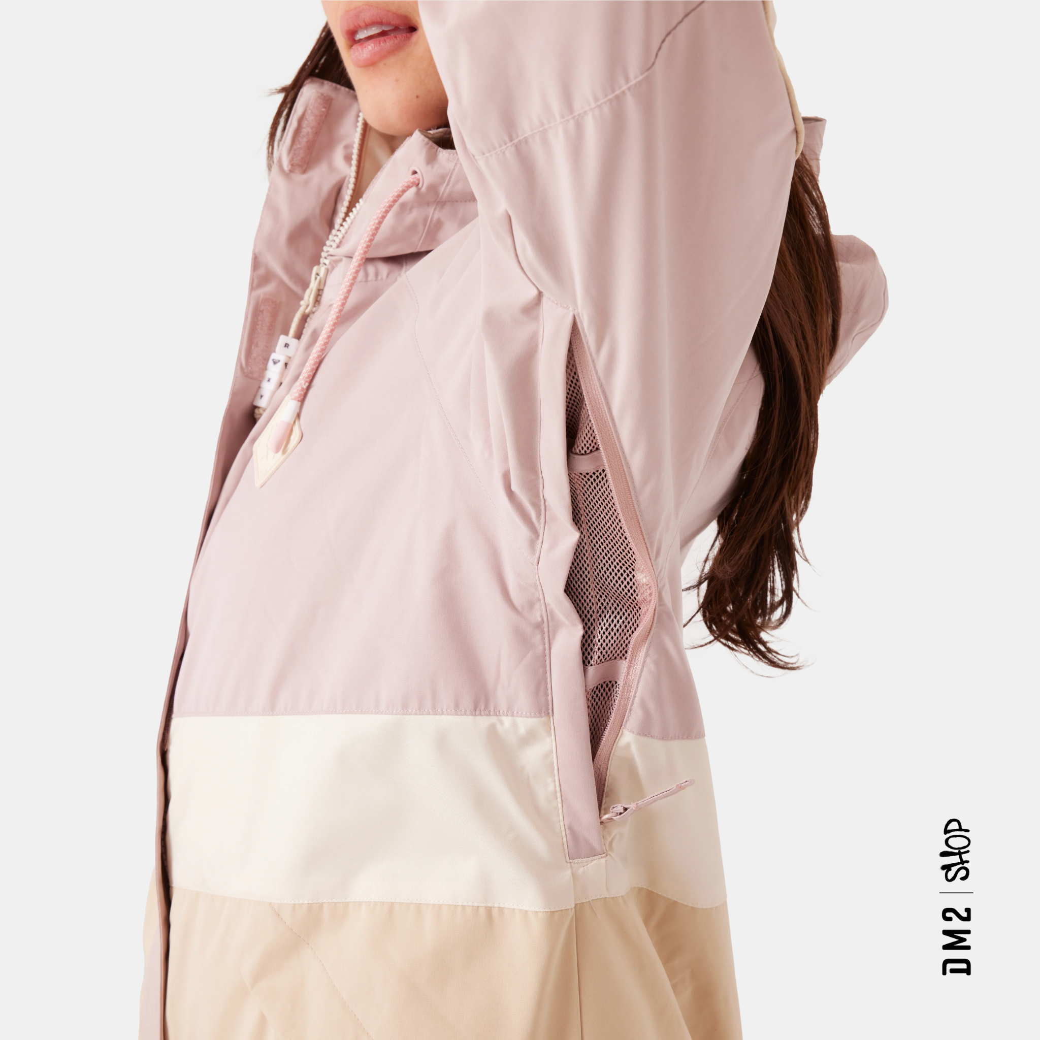 MANTEAU SNOW FEMME - HIGHRIDGE - ROSE