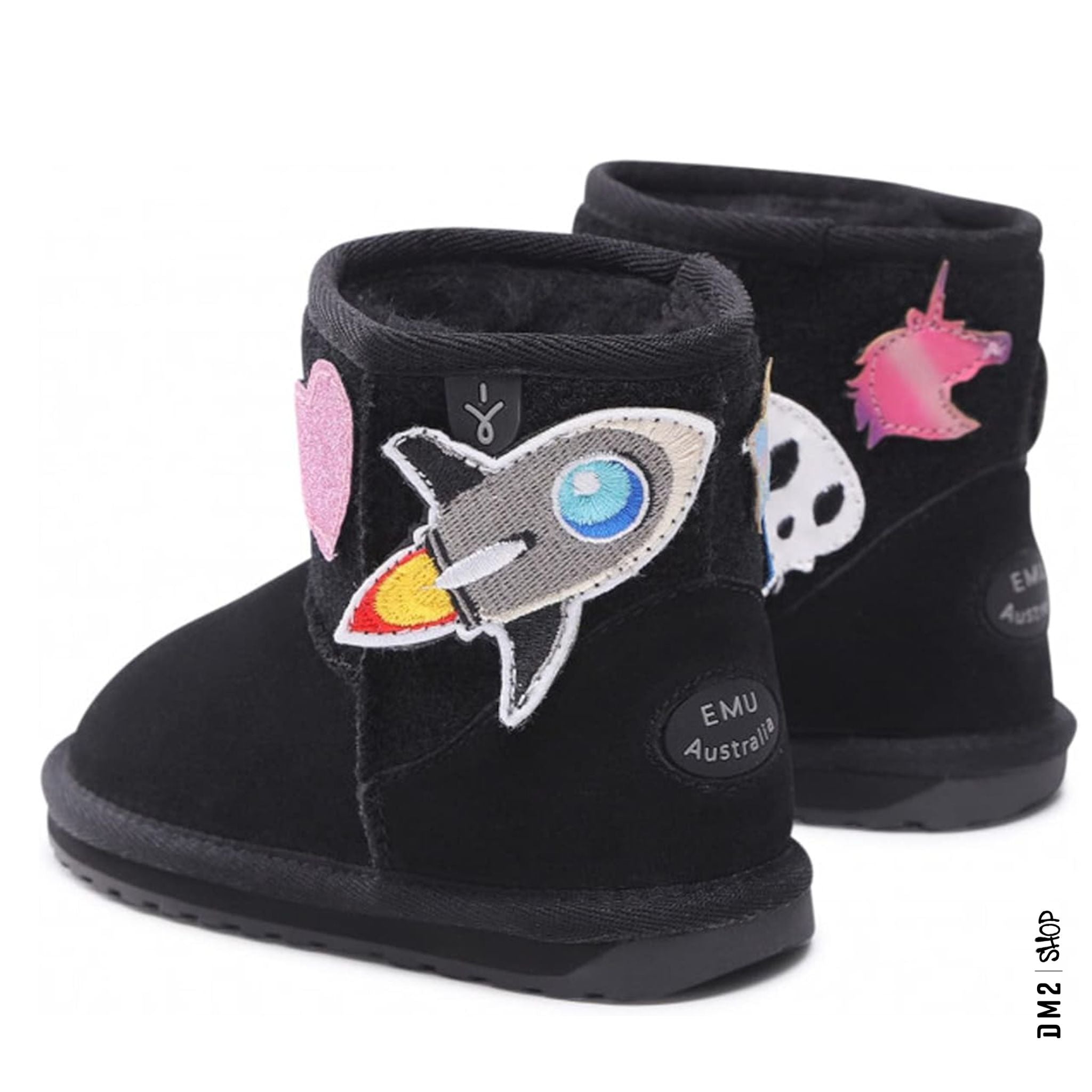 BOTTILLONS ENFANTS MINI PLAY WALLABY NOIR - DM2 SHOP