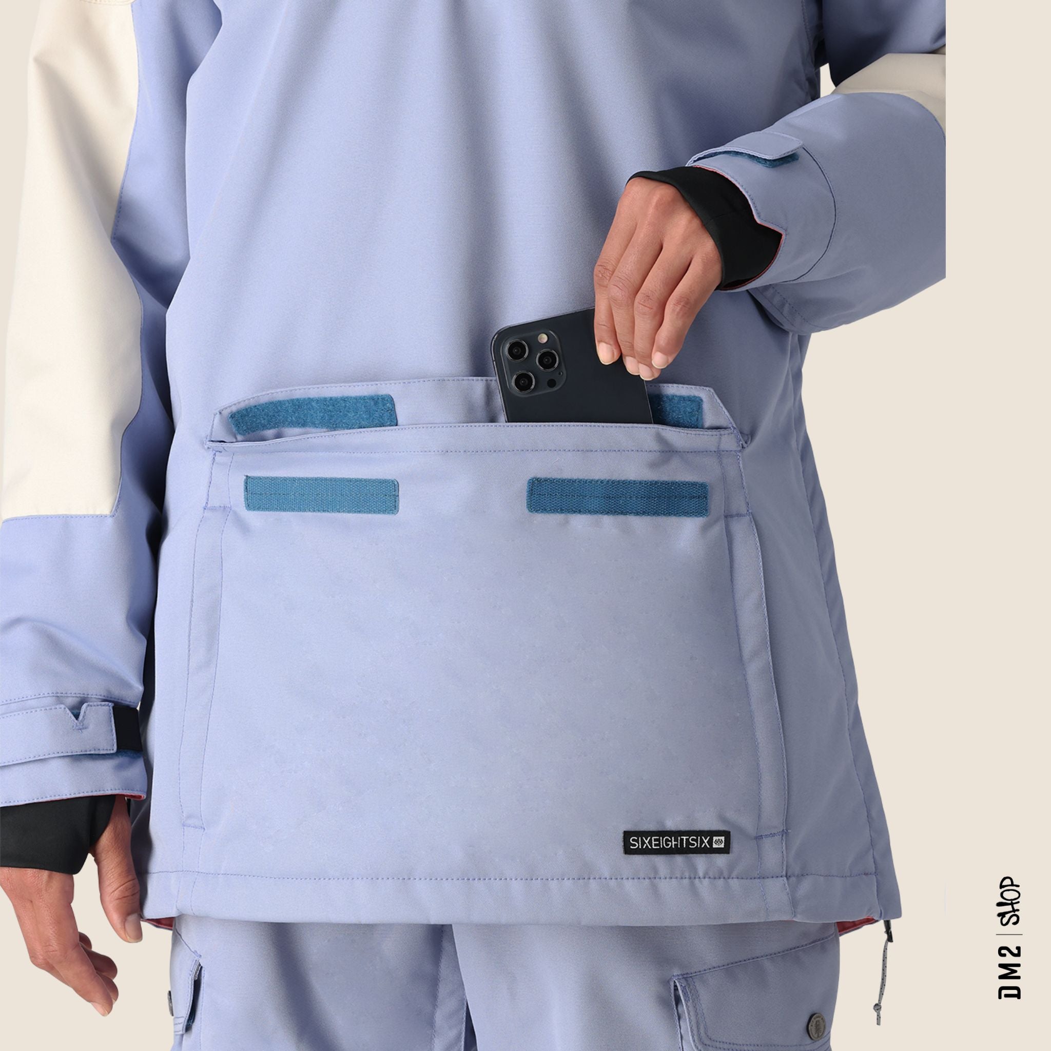 ANORAK FEMME 686 UPTON LILAS - DM2 SHOP