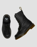 DR.MARTENS BOTTILLONS FEMME 1490 BLACK VIRIGINIA - DM2 SHOP