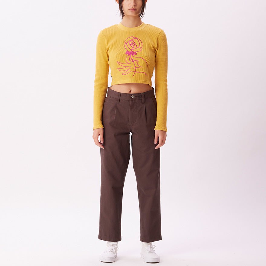 HAUT FEMME ROSE WAFFLE - DM2 SHOP