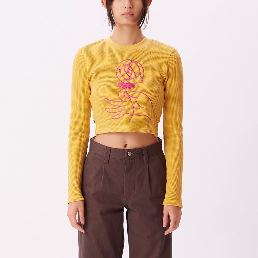 HAUT FEMME ROSE WAFFLE - DM2 SHOP