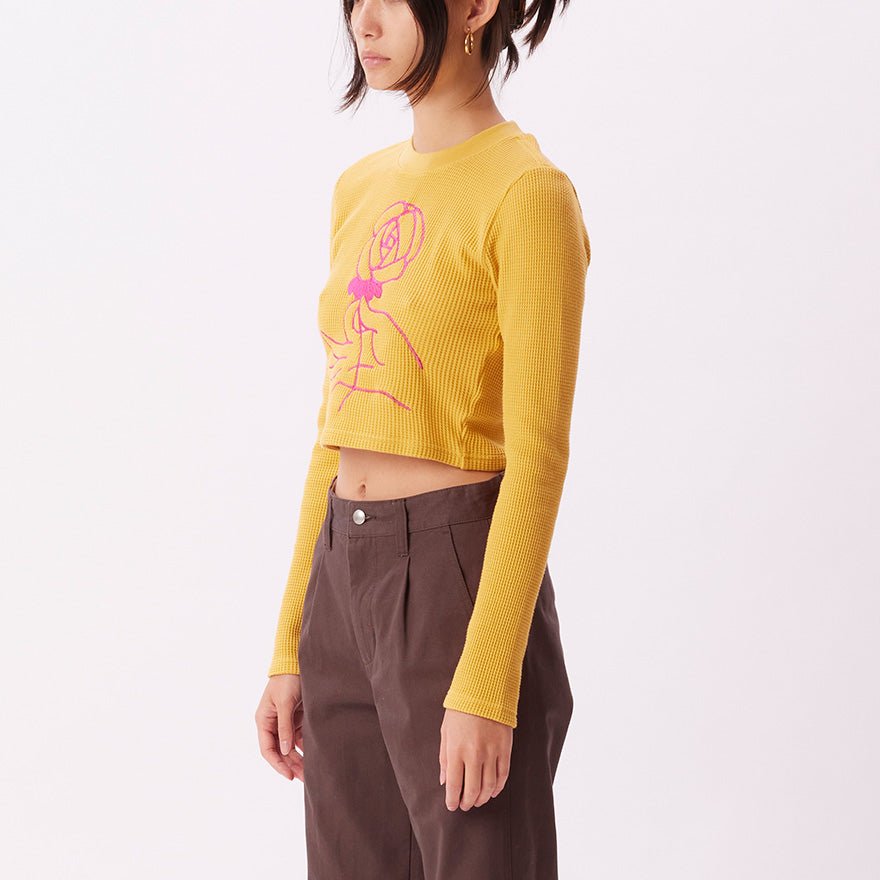 HAUT FEMME ROSE WAFFLE - DM2 SHOP