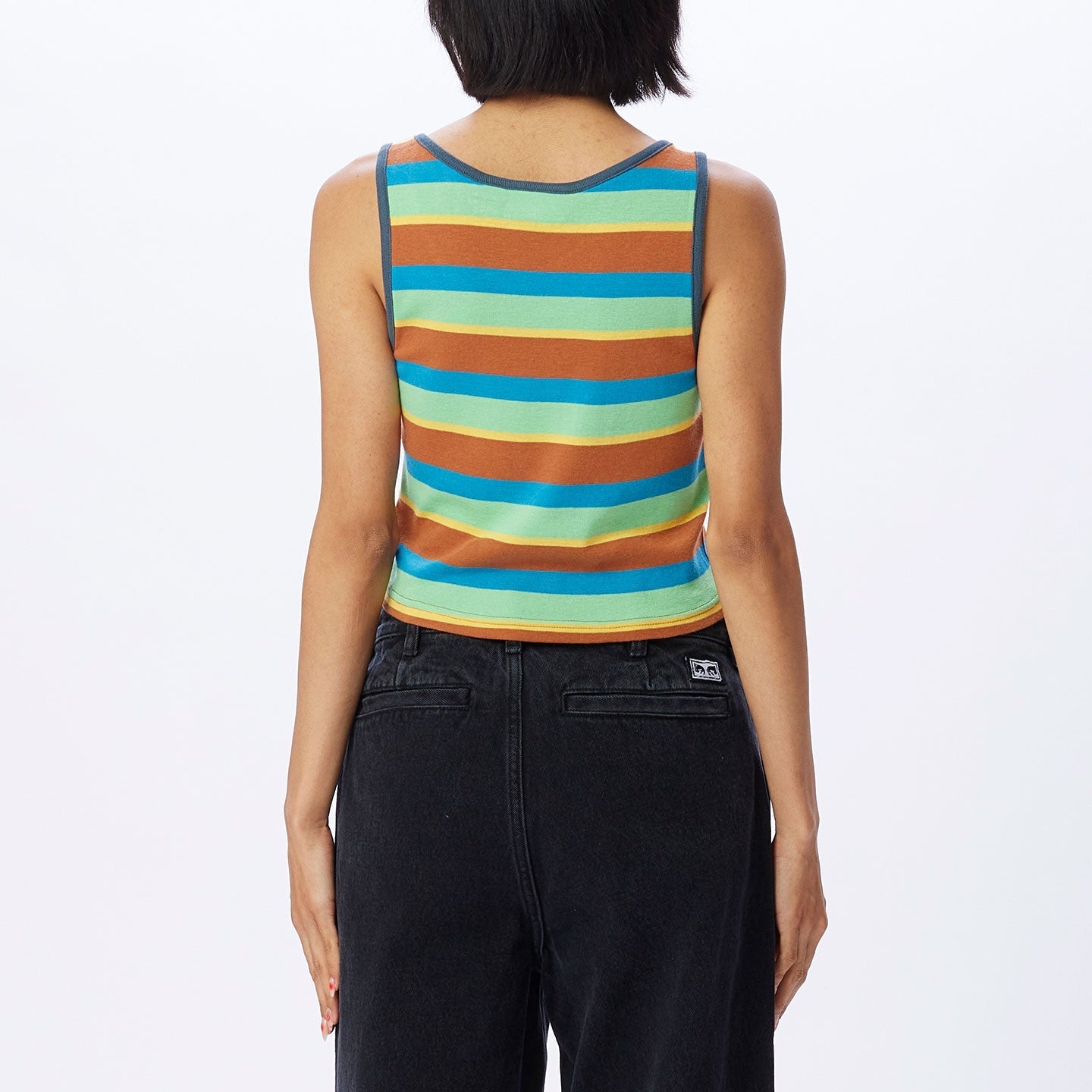 CAMISOLE FEMME MIA CROP BRAN OBEY - DM2 SHOP