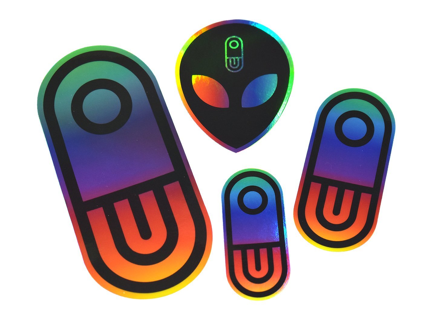 AIRBLASTER AUTOCOLLANTS HOLOGRAPHIQUE - 3PK - DM2 SHOP