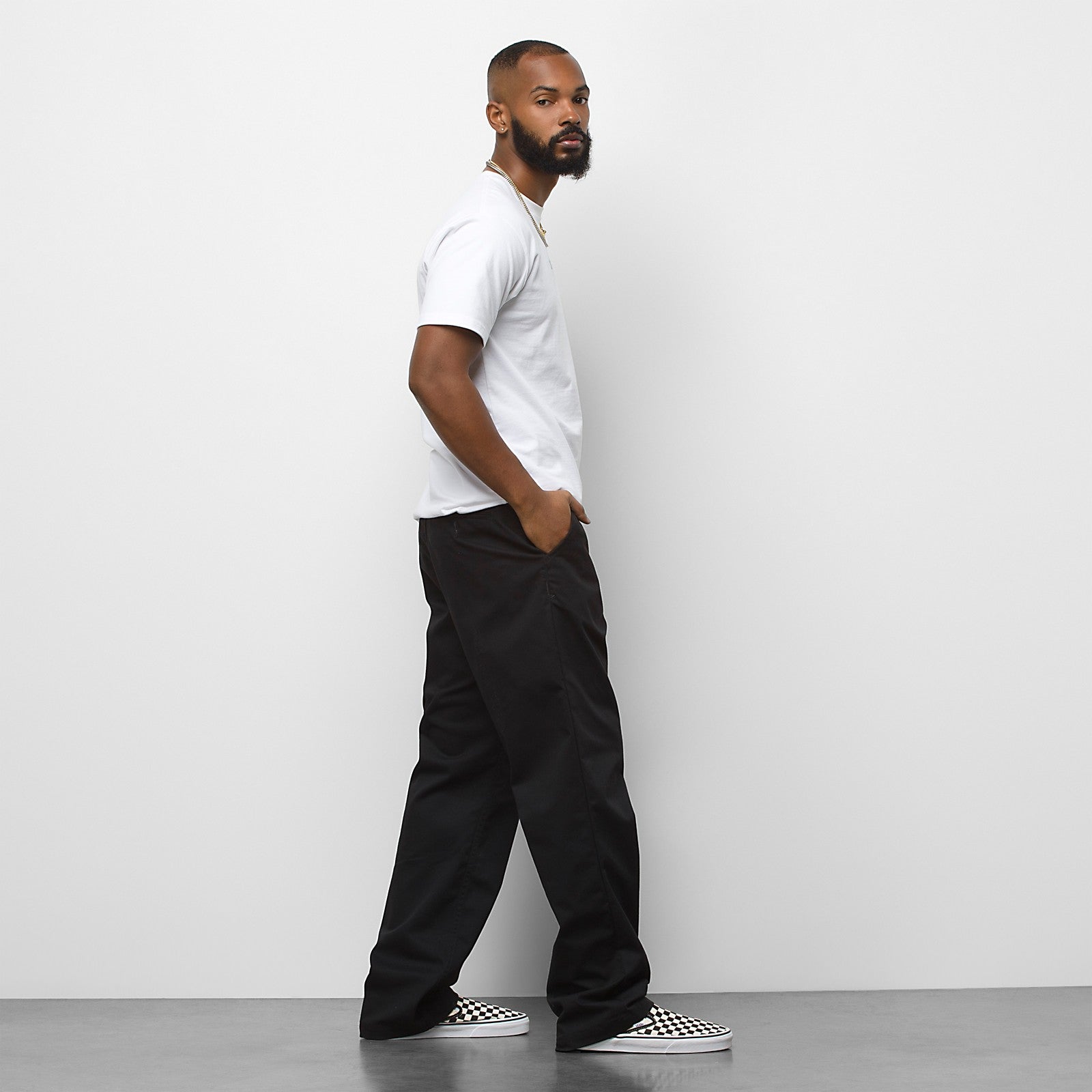 VANS CHINO HOMME AUTHENTIC LOOSE BLACK - DM2 SHOP