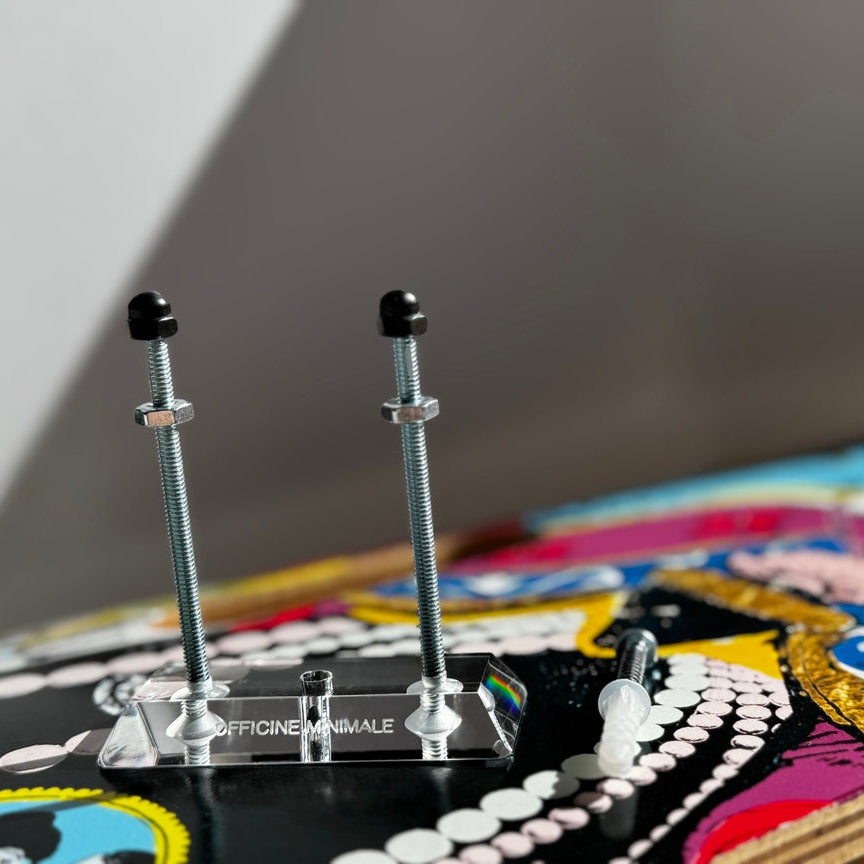 SKATE DECK WALL MOUNT DISPLAY - CROCHET MURALE POUR SKATE