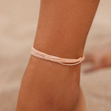 BRACELET CHEVILLE BLUSH PURA VIDA - DM2 SHOP