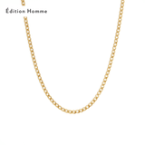 COLLIER CUBAN HOMME OR ou ARGENT - DM2 SHOP