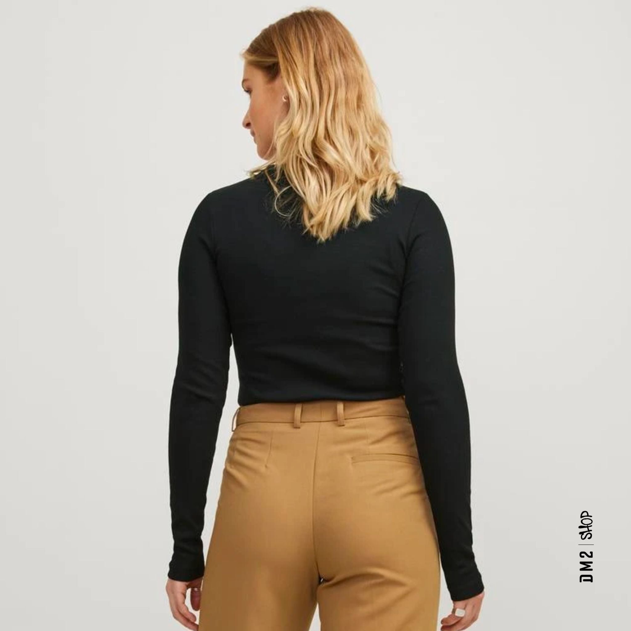 CHANDAIL FEMME FREYA RIB NOIR, JJXX - DM2 SHOP