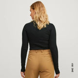 CHANDAIL FEMME FREYA RIB NOIR, JJXX - DM2 SHOP