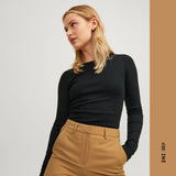 CHANDAIL FEMME FREYA RIB NOIR, JJXX - DM2 SHOP