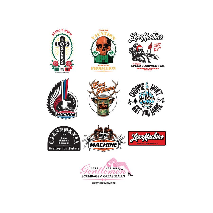STICKERS PACK LOSER IX - DM2 SHOP