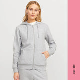 ZIP HOOD FEMME ABBIE GRIS, JJXX - DM2 SHOP