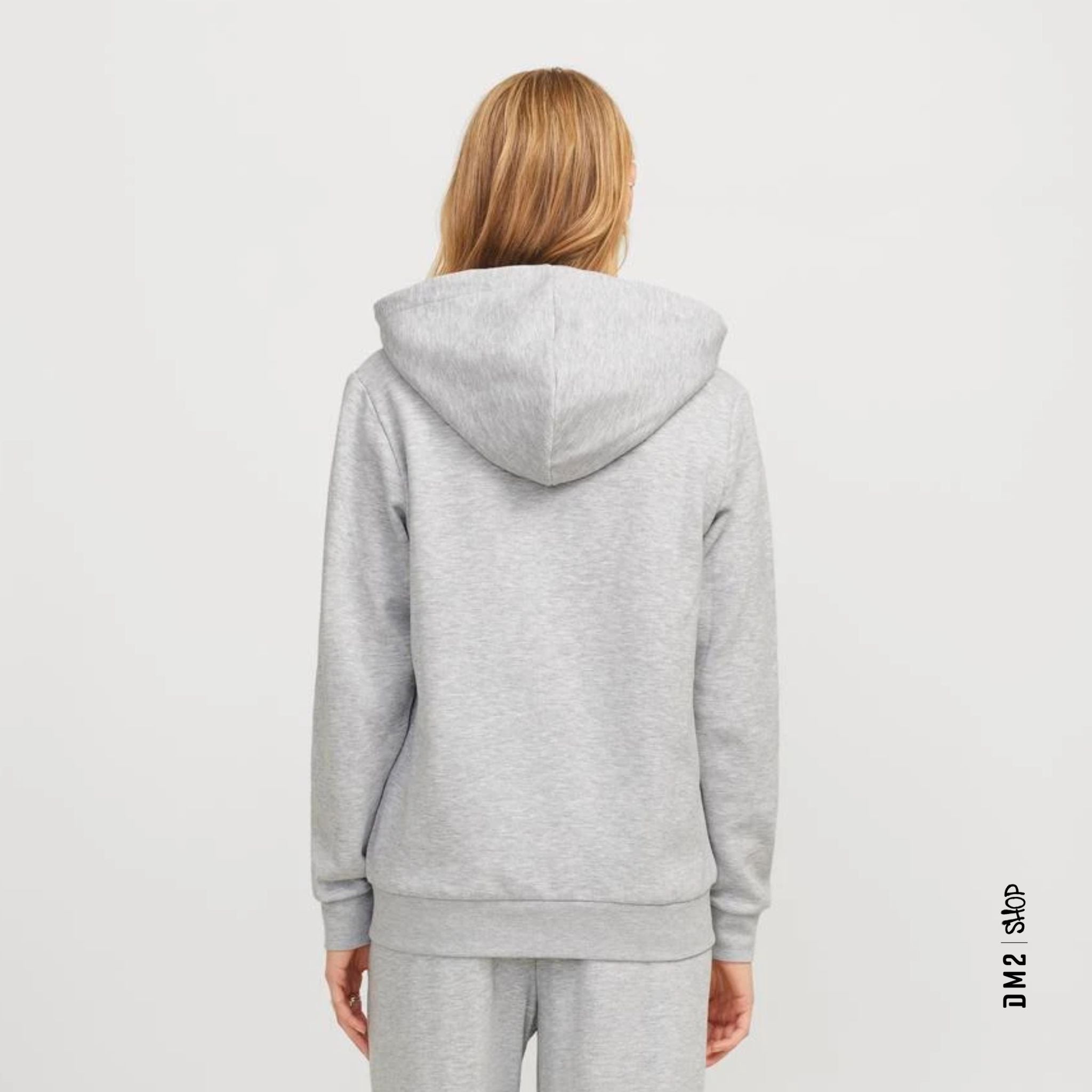 ZIP HOOD FEMME ABBIE GRIS, JJXX - DM2 SHOP