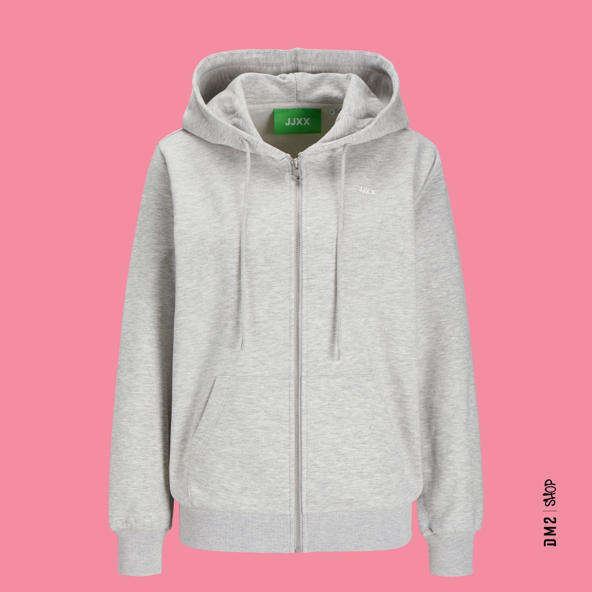 ZIP HOOD FEMME ABBIE GRIS, JJXX - DM2 SHOP