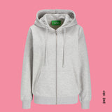 ZIP HOOD FEMME ABBIE GRIS, JJXX - DM2 SHOP