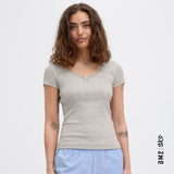 T - SHIRT FEMME FAME RIB, JJXX - DM2 SHOP