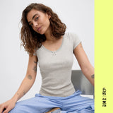 T - SHIRT FEMME FAME RIB, JJXX - DM2 SHOP