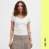 T - SHIRT FEMME FAME RIB, JJXX - DM2 SHOP