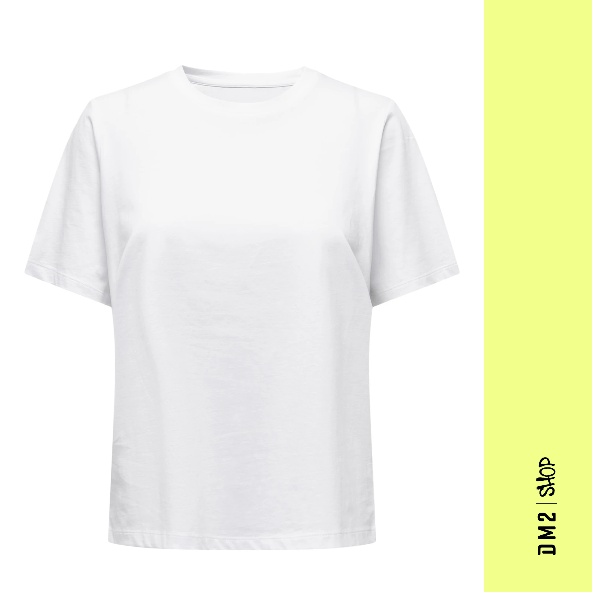 T-SHIRT BASIC BLANC FEMME, ONLY (3 couleurs) - DM2 SHOP