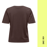 T-SHIRT BASIC BRUN FEMME, ONLY (3 couleurs) - DM2 SHOP