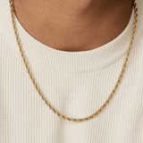 COLLIER HOMME 3 MM ROPE TWENTY COMPASS - DM2 SHOP