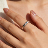 BOUCLE ARGENT - BAGUE AJUSTABLE - AUREA