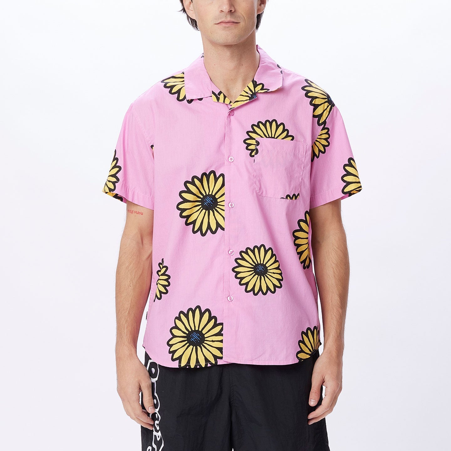 CHEMISE DAISY BLOSSOMS ROSE OBEY - DM2 SHOP