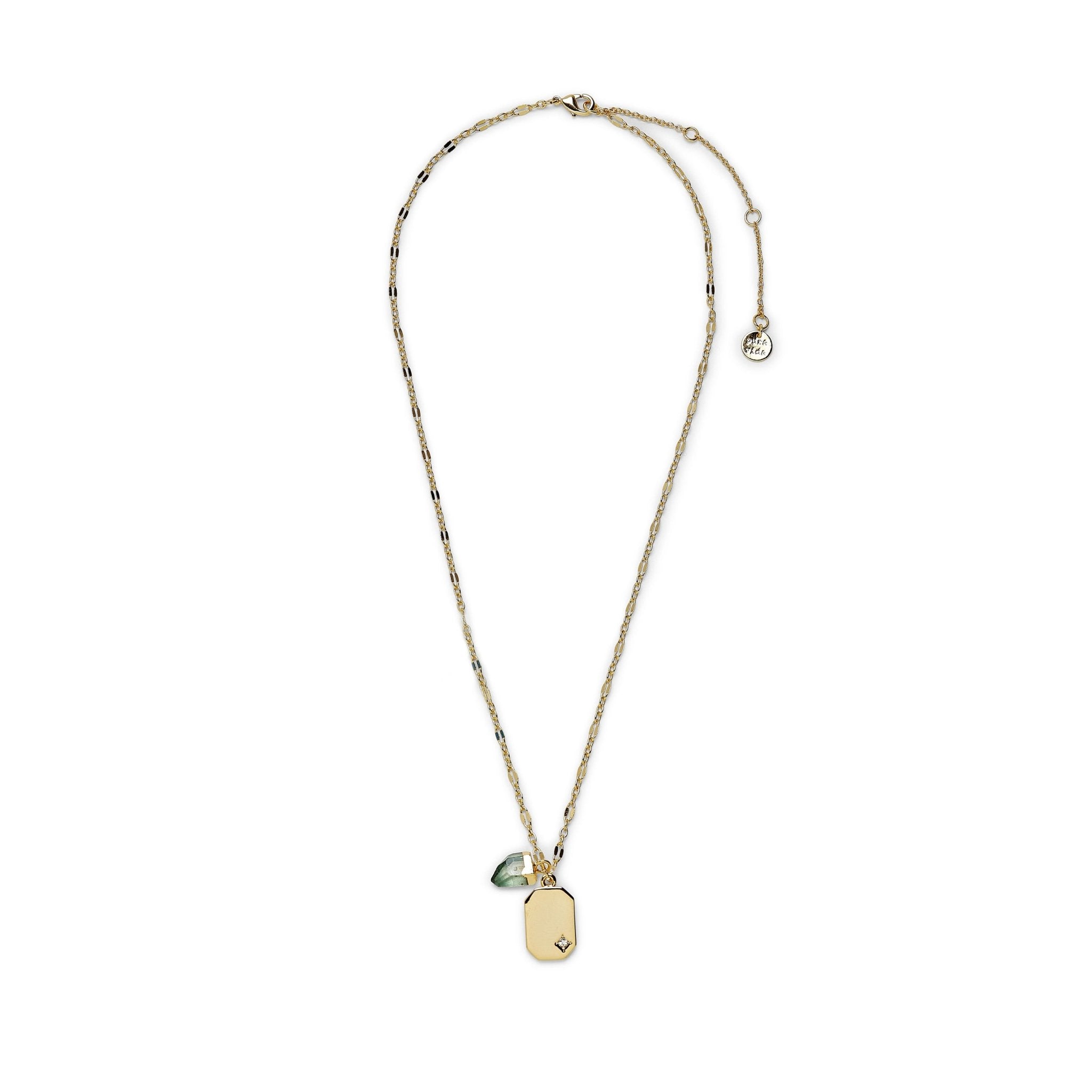 COLLIER EMERALD QUARTZ PURA VIDA - DM2 SHOP