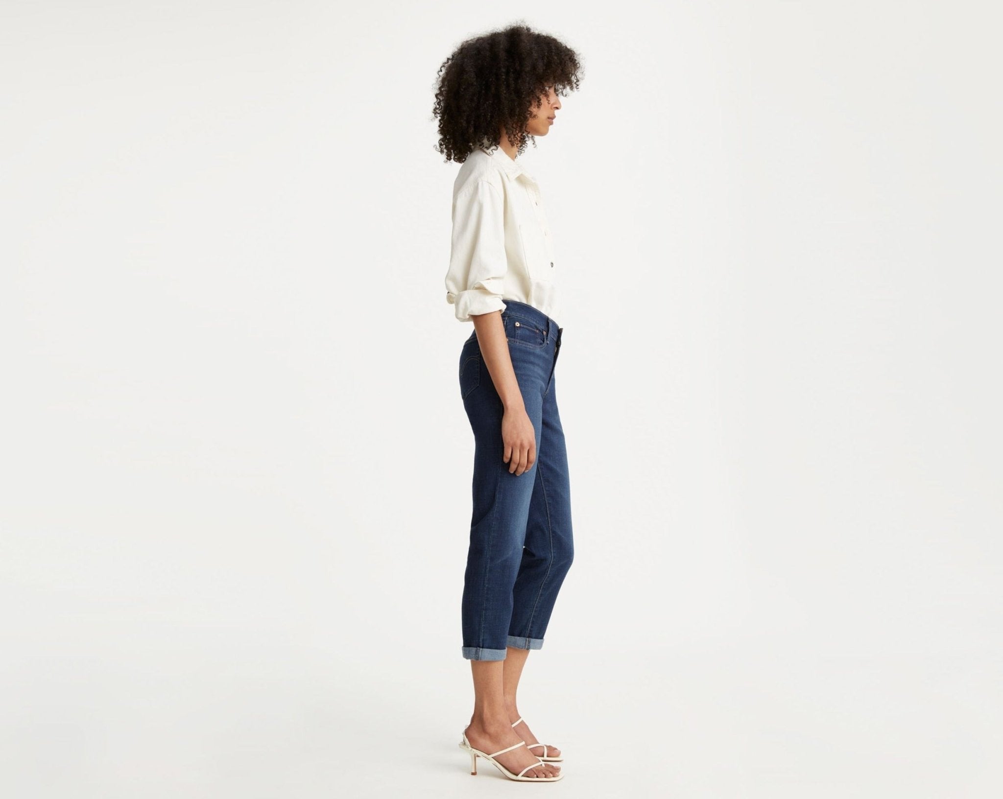 JEANS FEMME MID RISE BOYFRIEND COBALT LEVI'S - DM2 SHOP