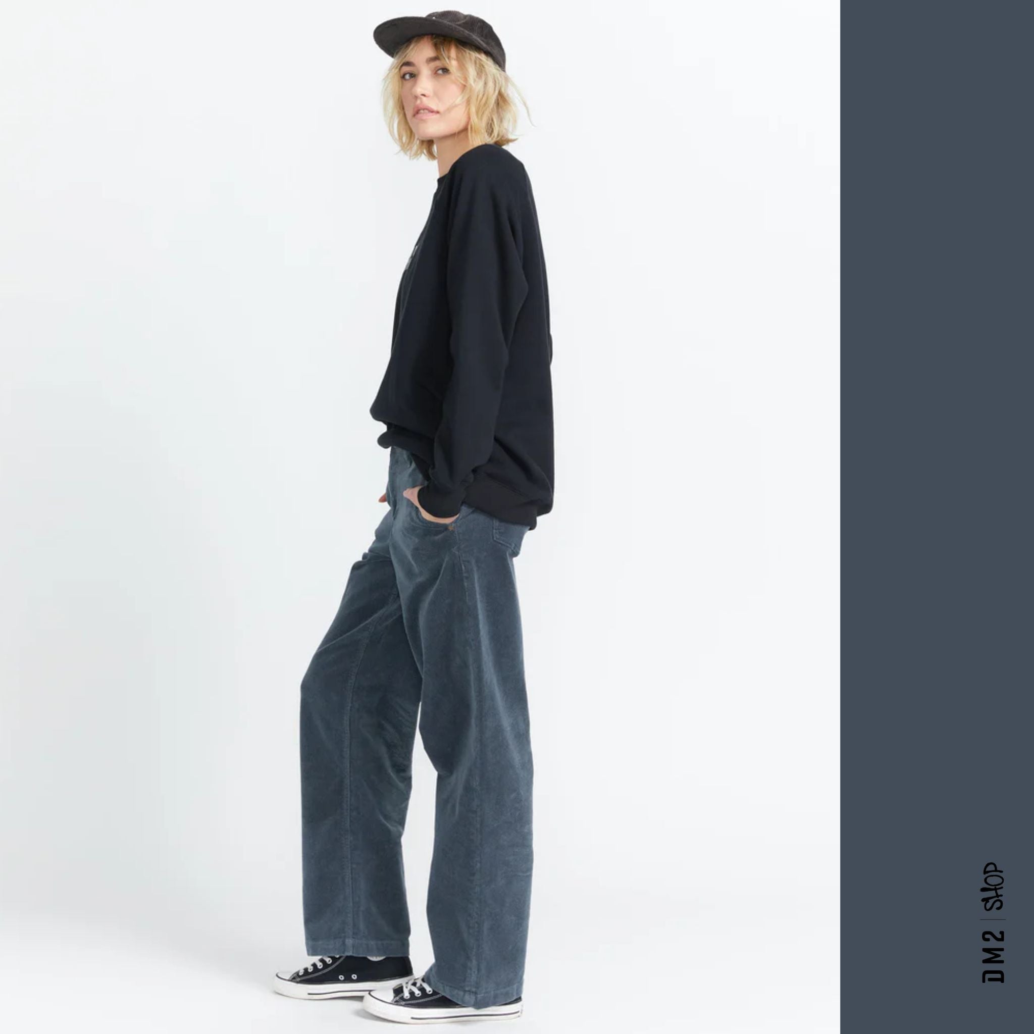 JEANS CORDUROY VOLCOM FEMME 1991 STONED LOW - DM2 SHOP