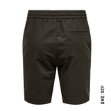 SHORT EN LIN HOMME LINUS NOIR, ONLY & SONS - DM2 SHOP