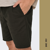 SHORT EN LIN HOMME LINUS NOIR, ONLY & SONS - DM2 SHOP