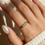 BOUCLE DORÉE - BAGUE AJUSTABLE - AUREA
