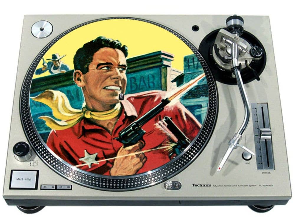 Phatmatz - Slipmat 12"/ 7" pour tourne-disques - Wild West 91