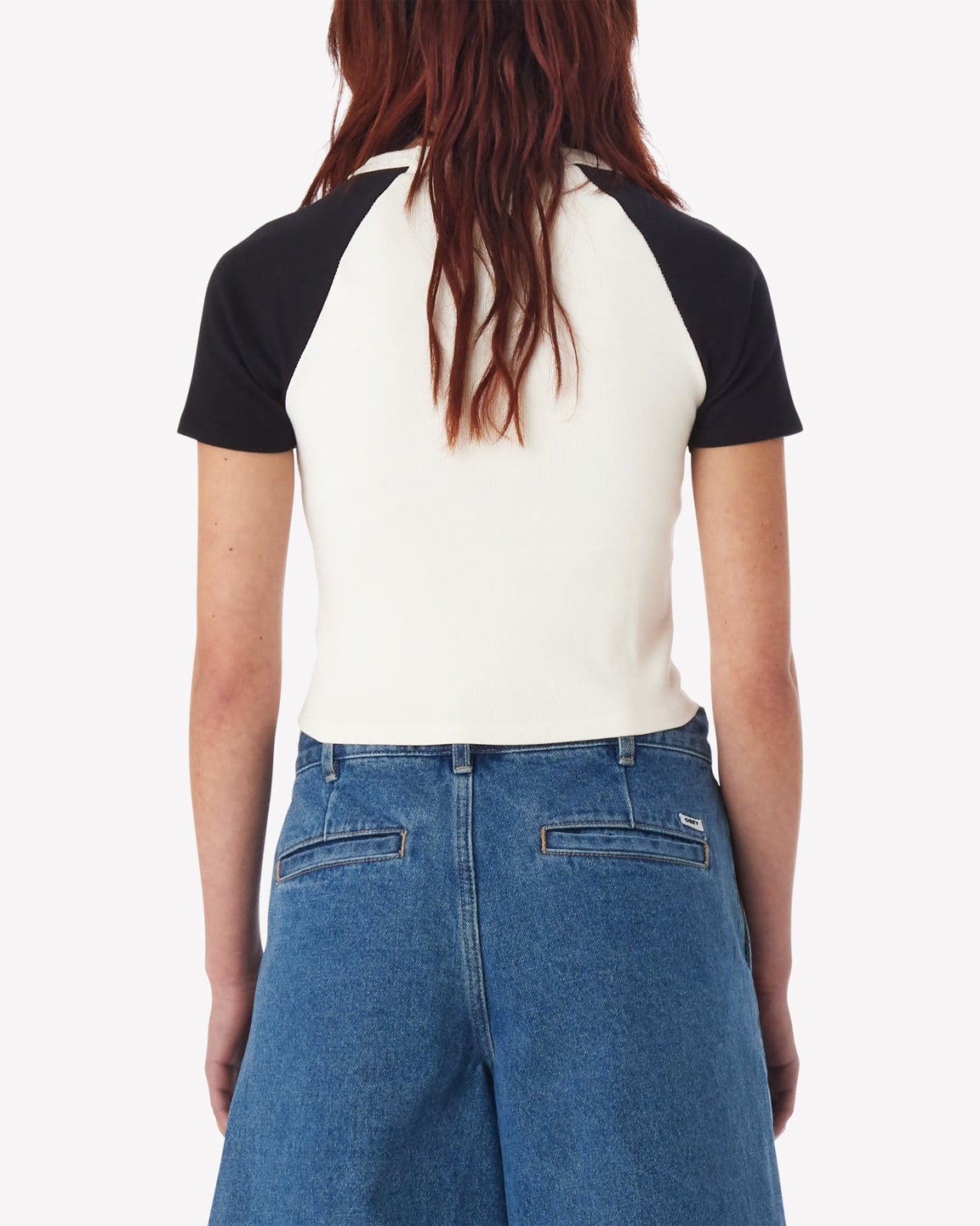 T - SHIRT RAGLAN BOLT FEMME OBEY - DM2 SHOP