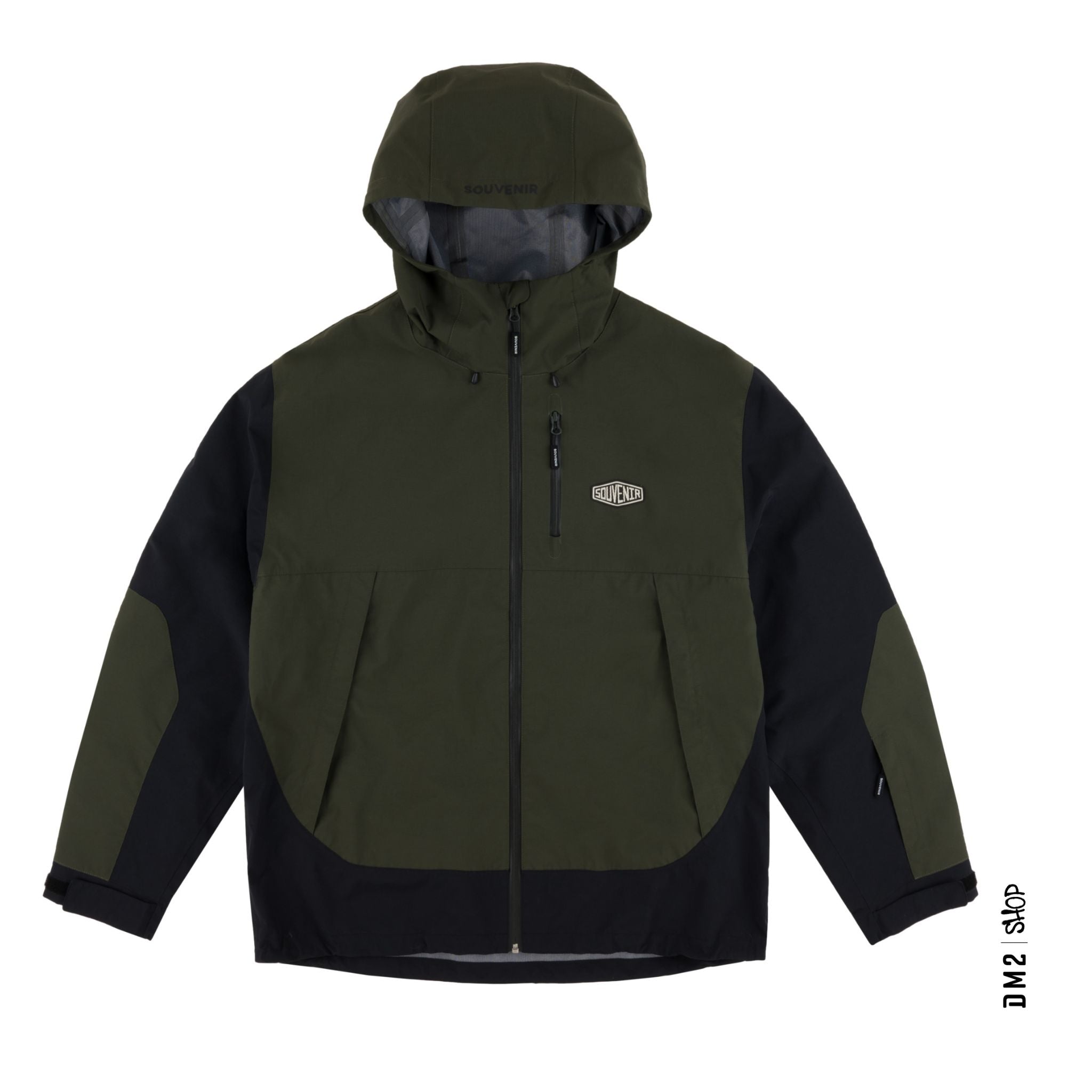 MANTEAU SHELL HOMME 3PLY ARMY, SOUVENIR - DM2 SHOP