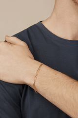 BRACELET CUBAN OR ou SILVER TWENTY COMPASS - DM2 SHOP