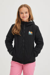 MANTEAU CHAUD VILLE FILLE BTS REVERSIBLE NOIR - DM2 SHOP